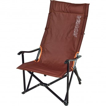 Кресло складное KOVEA LOW LONG RELAX CHAIR, коричневое Кресло складное KOVEA LOW LONG RELAX CHAIR, коричневое